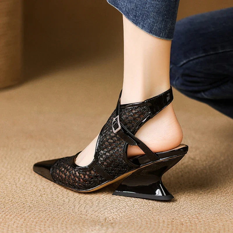 Luxurious Soft Leather Mule Shoes