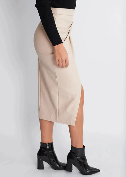 Genuine Leather Mini Skirt