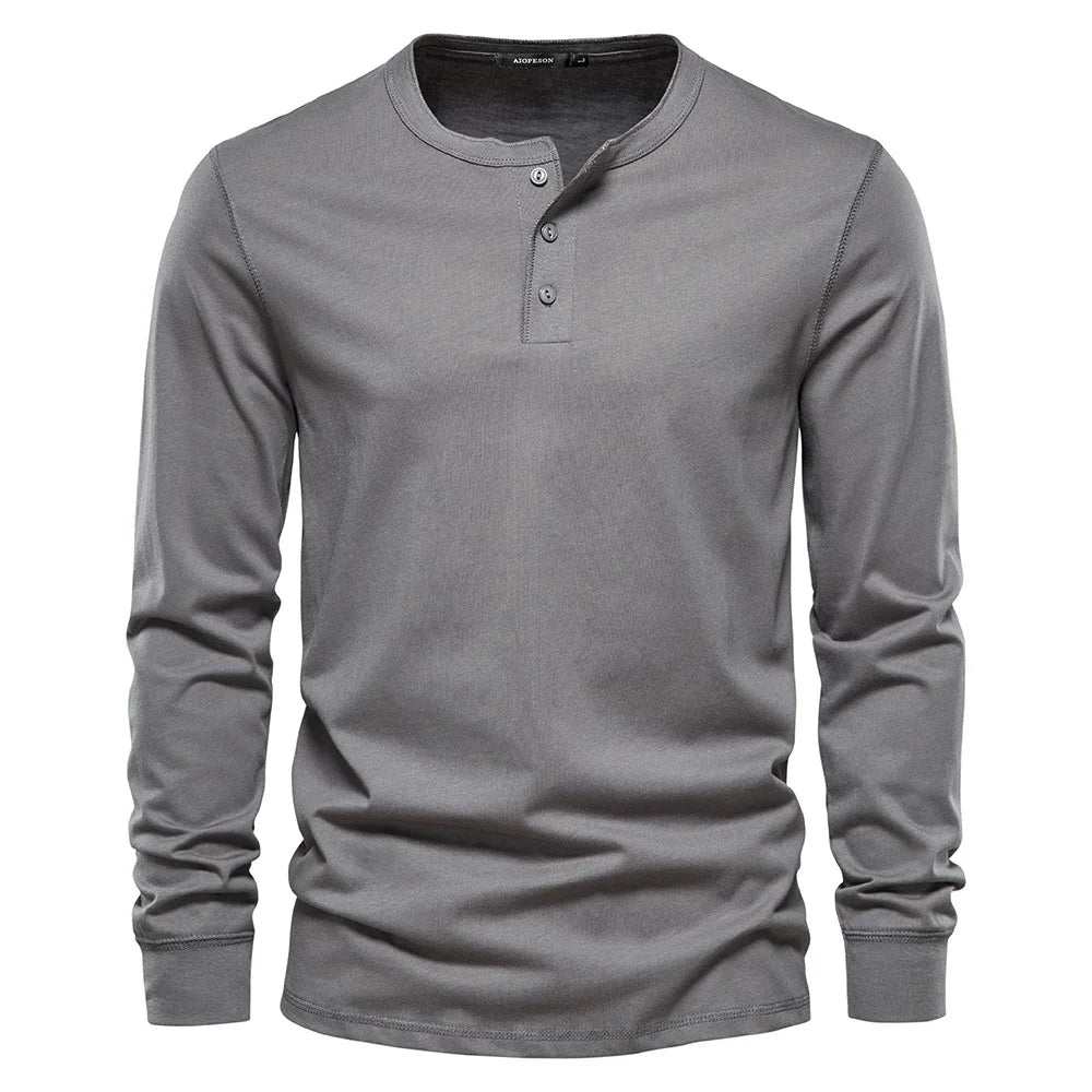 Casual Men's Spring Long Sleeve Shirt