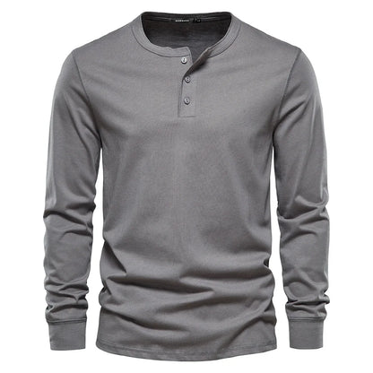 Classic Men's Casual Long Sleeve Shirt