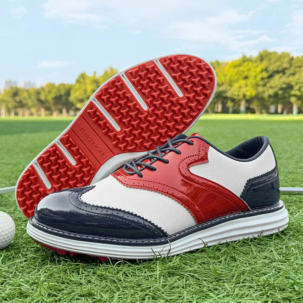 Men's Golf Shoe Leather Strathmore Heritage - VibreMode