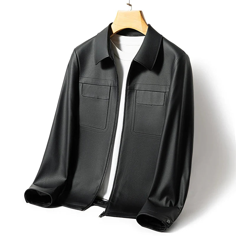 Authentic Real Leather Biker Jacket