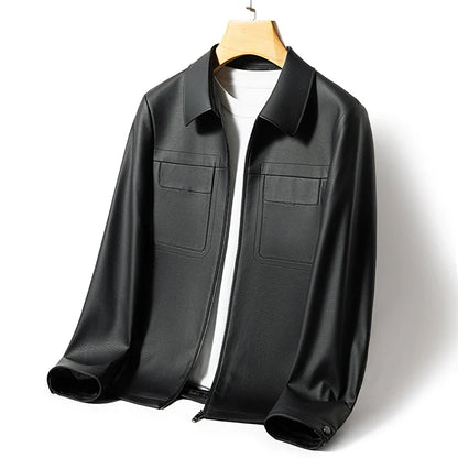 Authentic Real Leather Biker Jacket