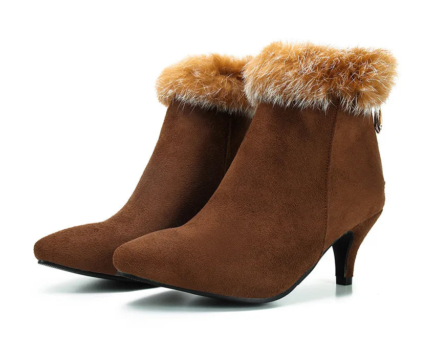 Sorena Women's Fur Ankle Boots