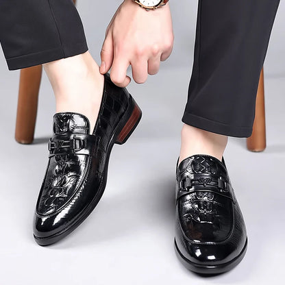Men's Leather Slip On Shoes