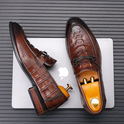 Men's Leather Slip On Shoes