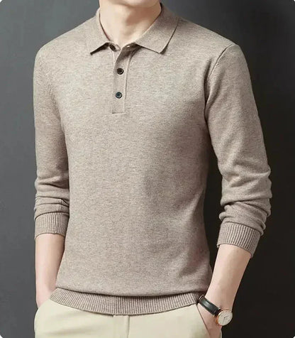 Trevaldo Men's Knit Polo Shirt - VibreMode