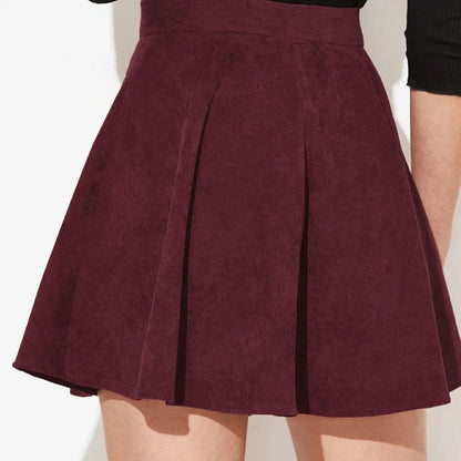 Rustic Textured Mini Skirt