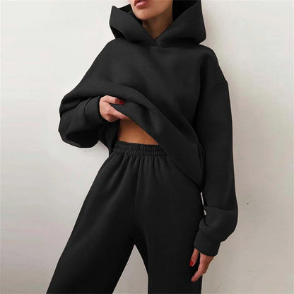 Comfy Hooded Sweat Suit
