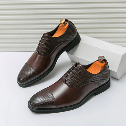 Authentic Luxury Leather Brogue Shoes
