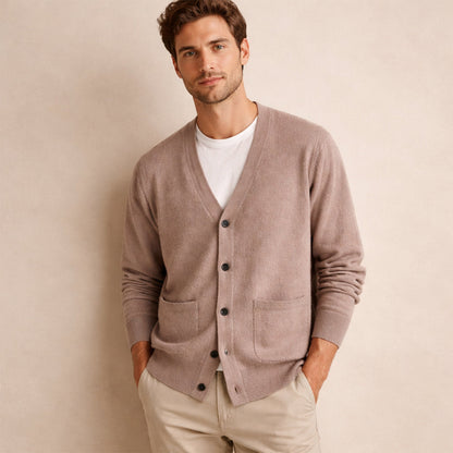 Men's 100% Cashmere Cardigan