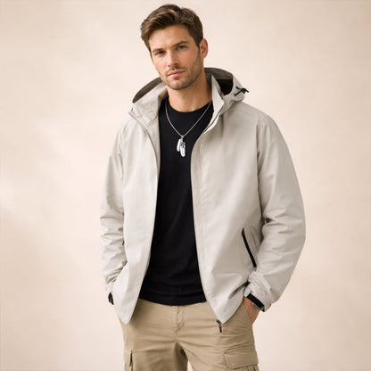 Waterproof Softshell Rain Jacket Windproof Hooded Outdoor Hiking Coat