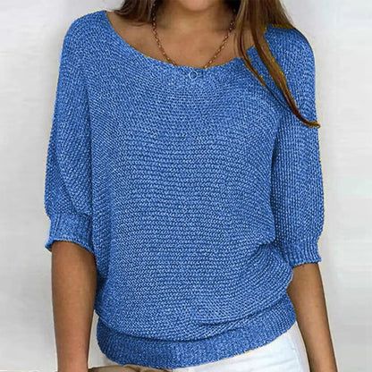 Women's Breathable Knit Sweater Lightweight Summer Jumper