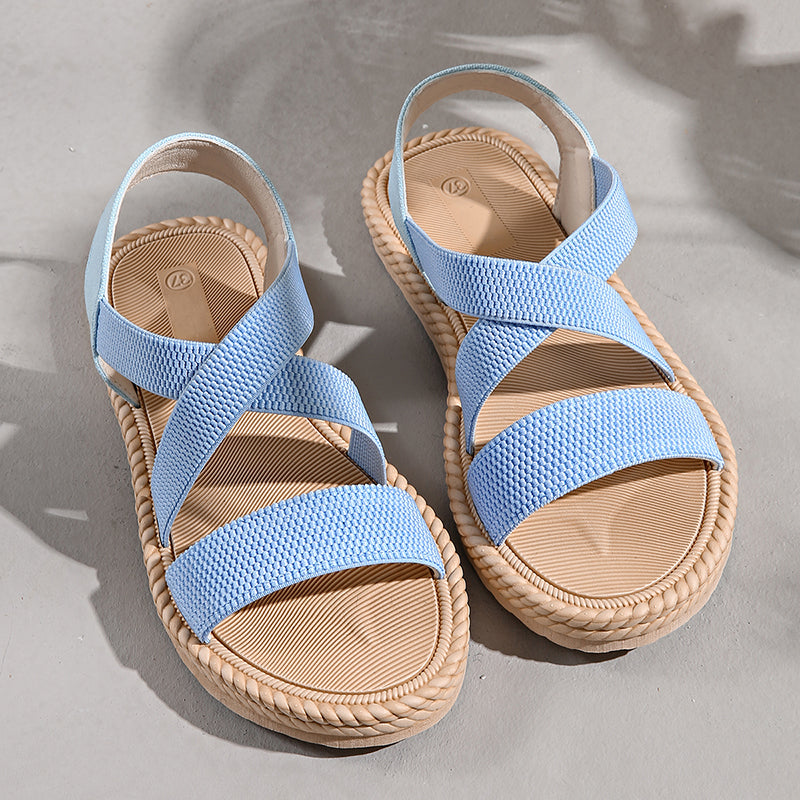 Woven Flat Summer Sandals