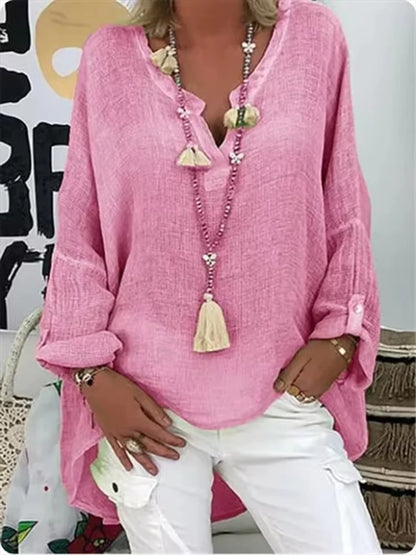 Relaxed Fit Loose Women's Blouse