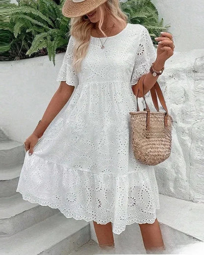 Lace Midi Dress for Women