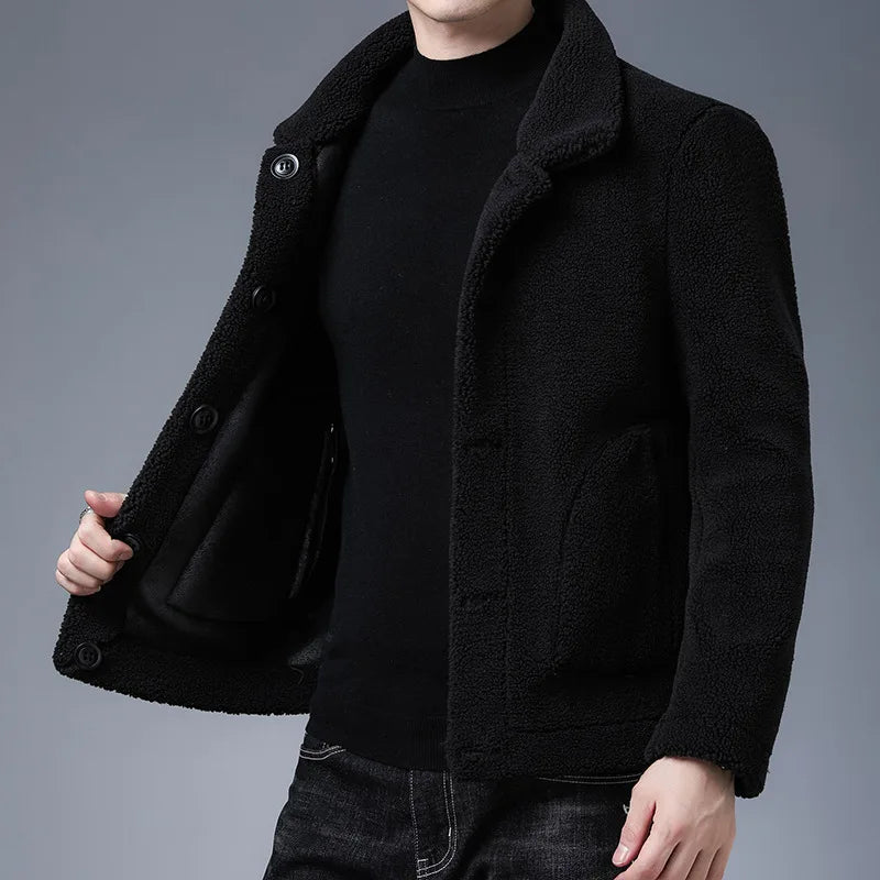 Luxurious Sheepskin Leather Jacket