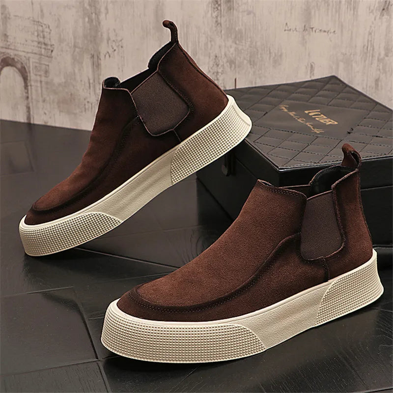 Matteo Men's Suede Chelsea Boots
