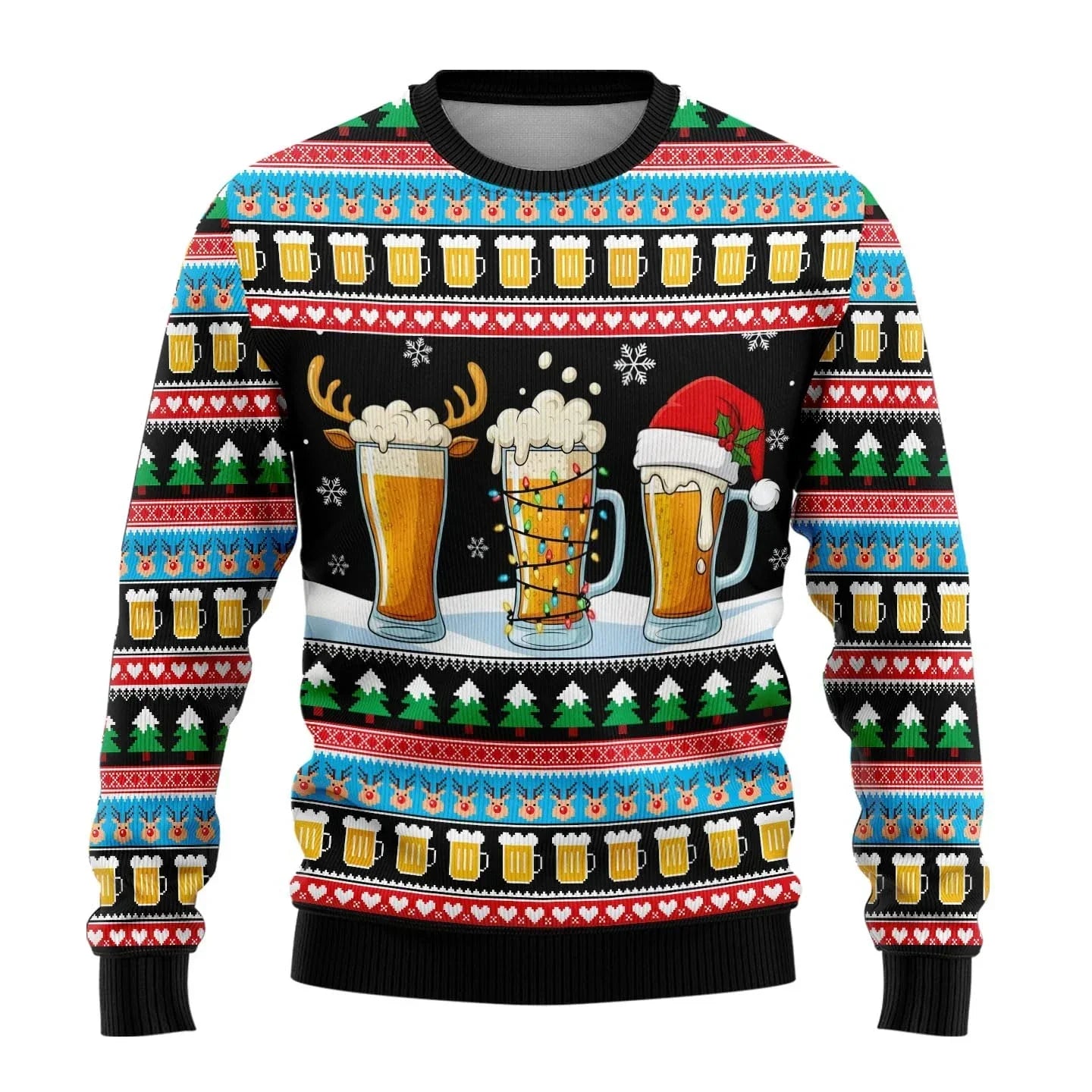 Men's Casual Graphic Spring Sweater