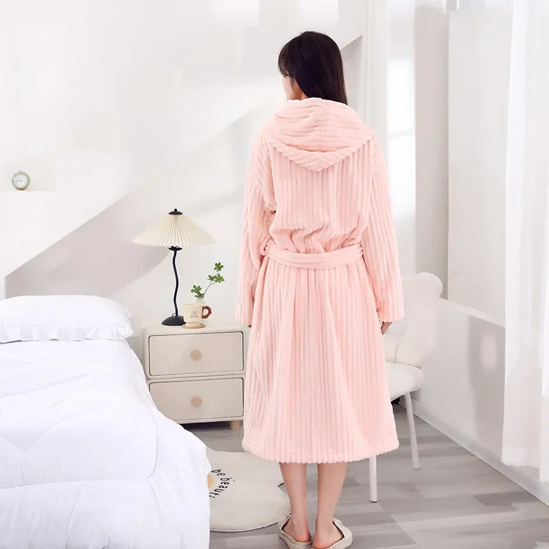 Women's Fleece Lounge Robe