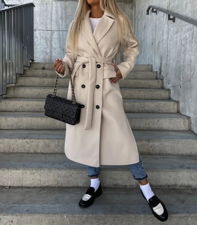 Timeless Double Breasted Women's Winter Coat