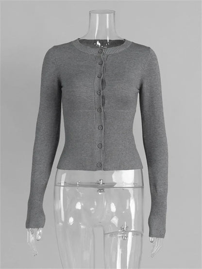 Alessina Women's Slim Fit Knit Cardigan