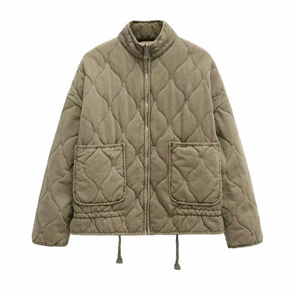 Fashionable Utility Jacket with Pockets