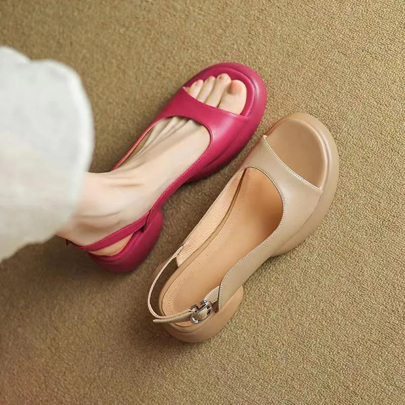 Comfortable Women's Low Heel Summer Sandals