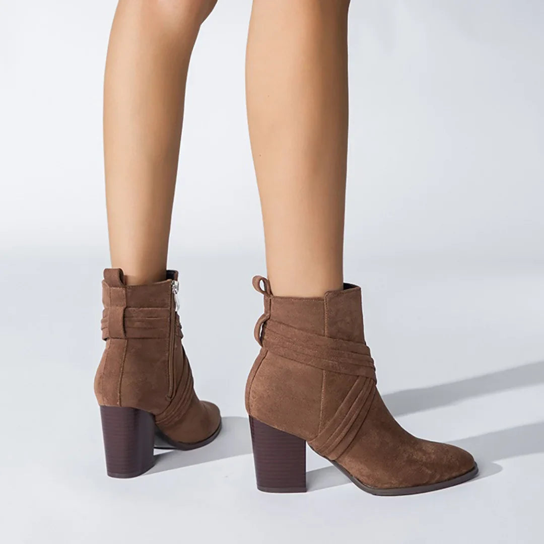 Low Heel Ankle Booties
