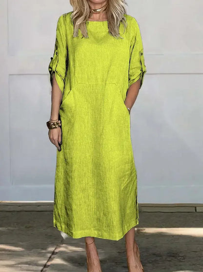 Women's A-Line Evening Dress Loose Fit Draped