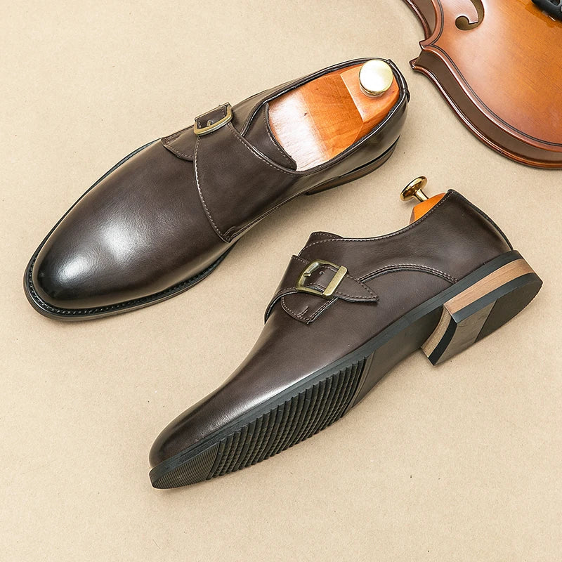 Genuine Brown Leather Shoes