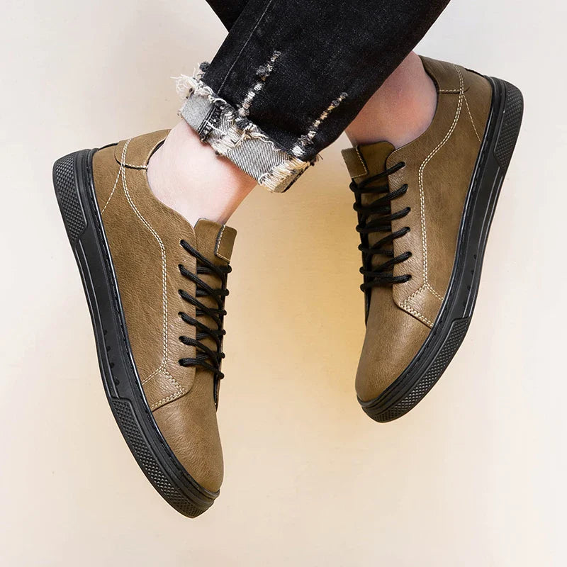 Authentic Real Leather Sport Shoes