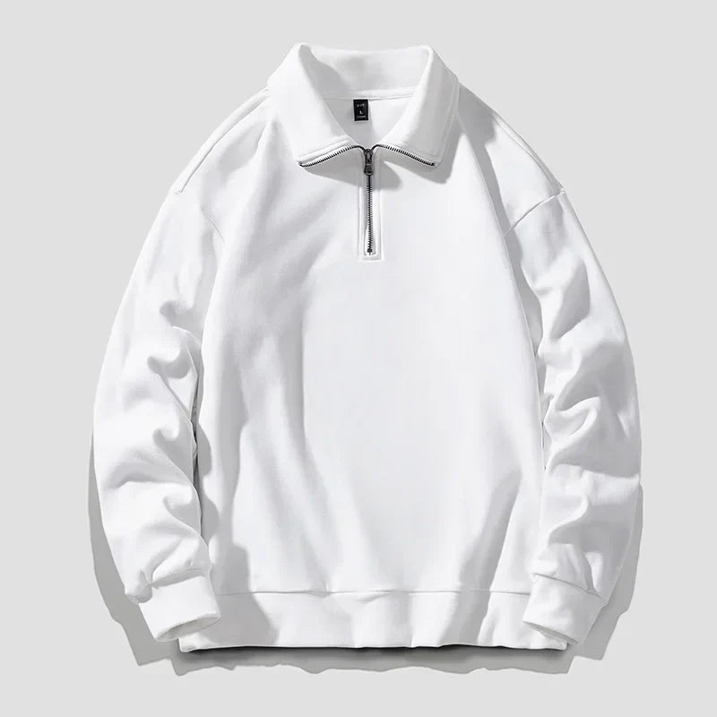 Warm Quarter Zip Fleece Sweater