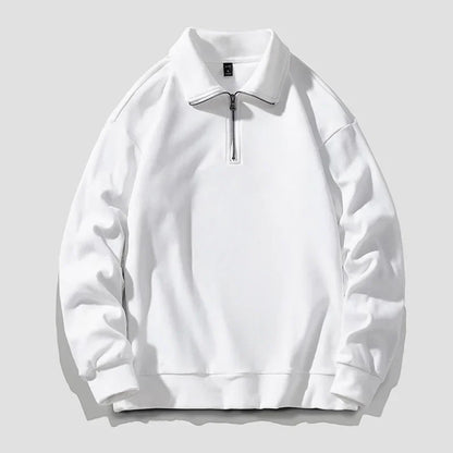 Warm Quarter Zip Fleece Sweater