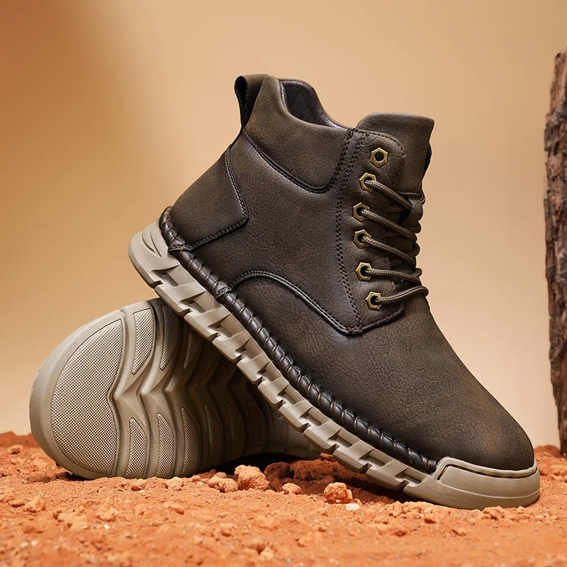 Rugged Mens Ankle Boots