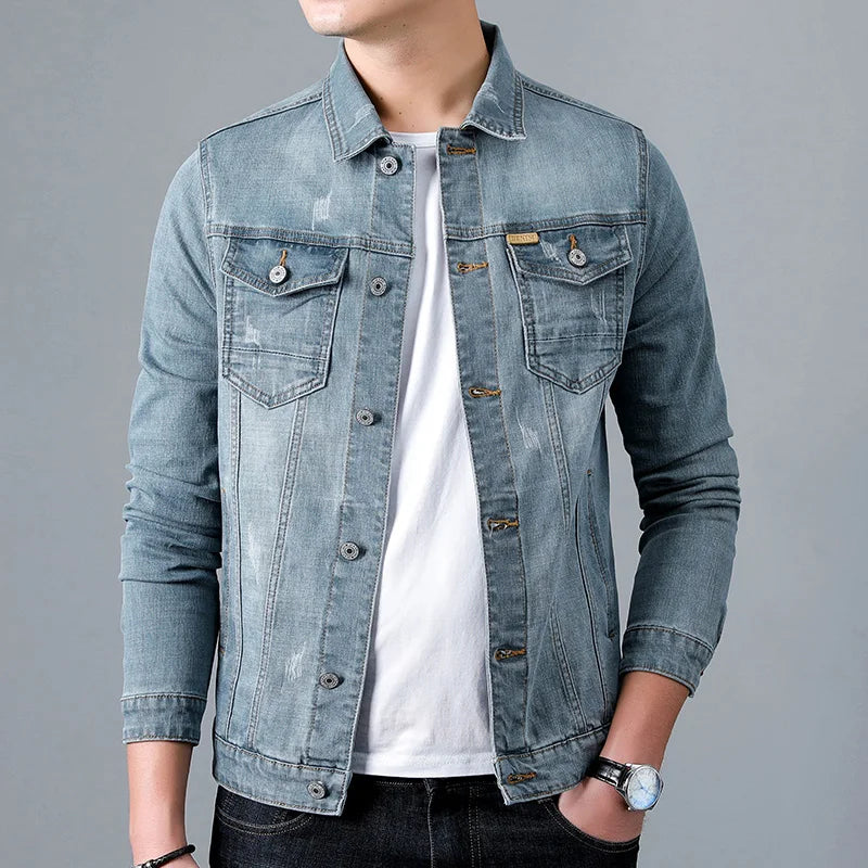 Rugged Blue Jeans Jacket