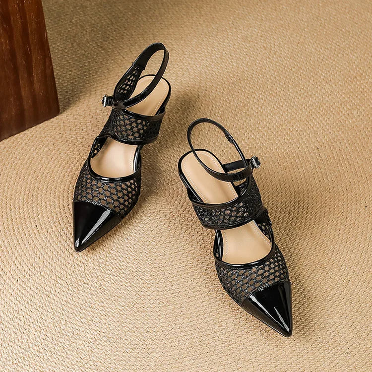 Luxurious Soft Leather Mule Shoes