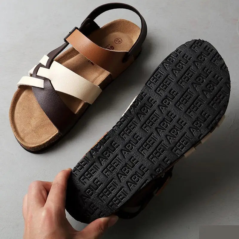 Orthopedic Sandals Leather Anatomic Comfort Unisex