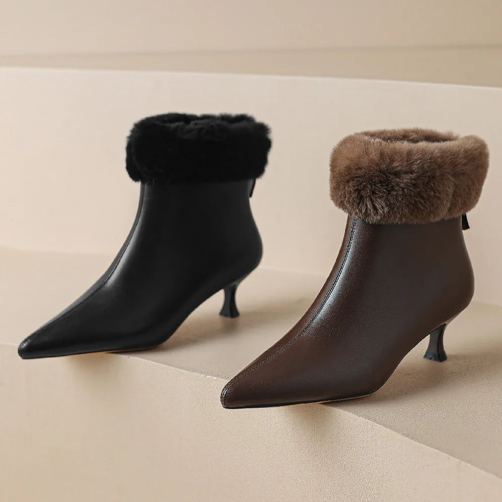 Women's Leather Ankle Boots