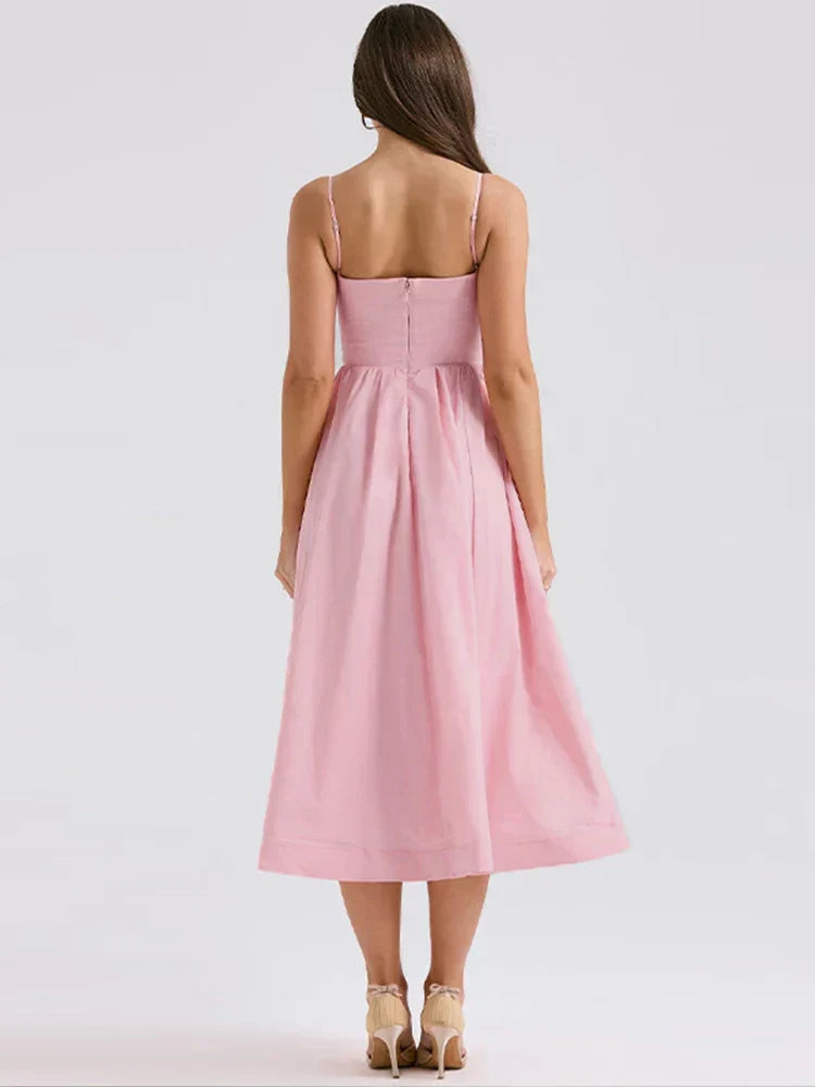 Simple Adjustable Strap Dress