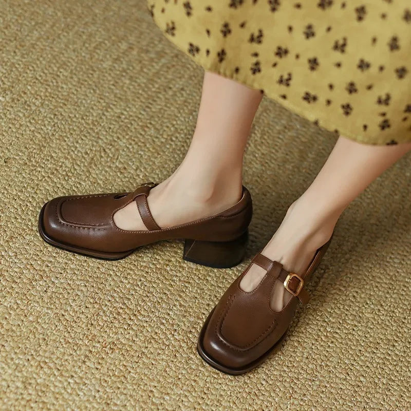 Classic Low Heel Mary Jane Women's Shoes