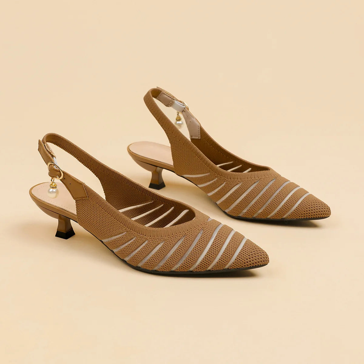 Alba Linea Kitten Heel Sandals - Jack Hafford