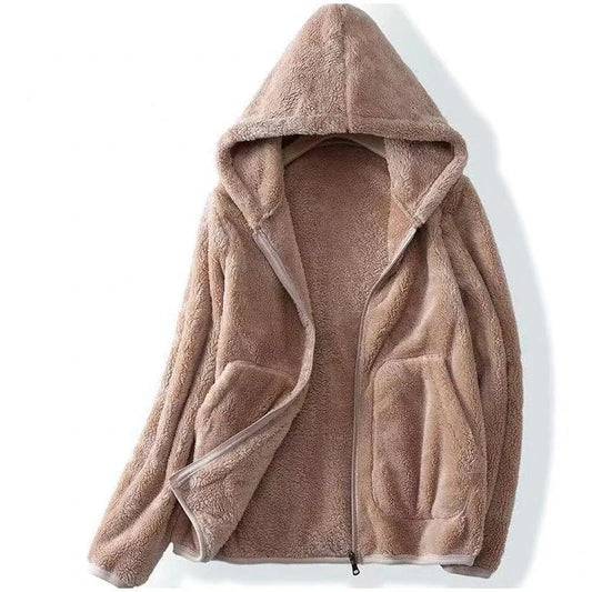 Women's Relaxed Fit Zip-Up Hoodie Cozy Comfort - VibreMode