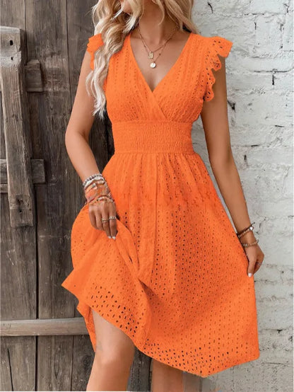 Women's Floral V-Neck Sundress
