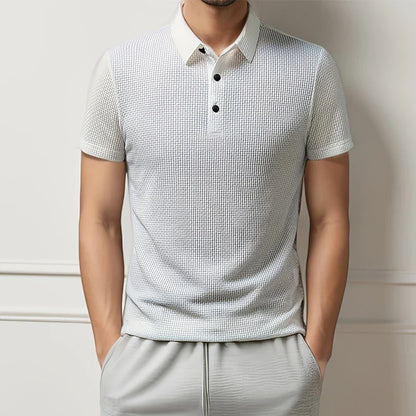 Stanley Men's Polo Shirt Waffle Knit