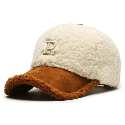 Embroidered Baseball Cap Contrasting Brim Casual Cotton - VibreMode