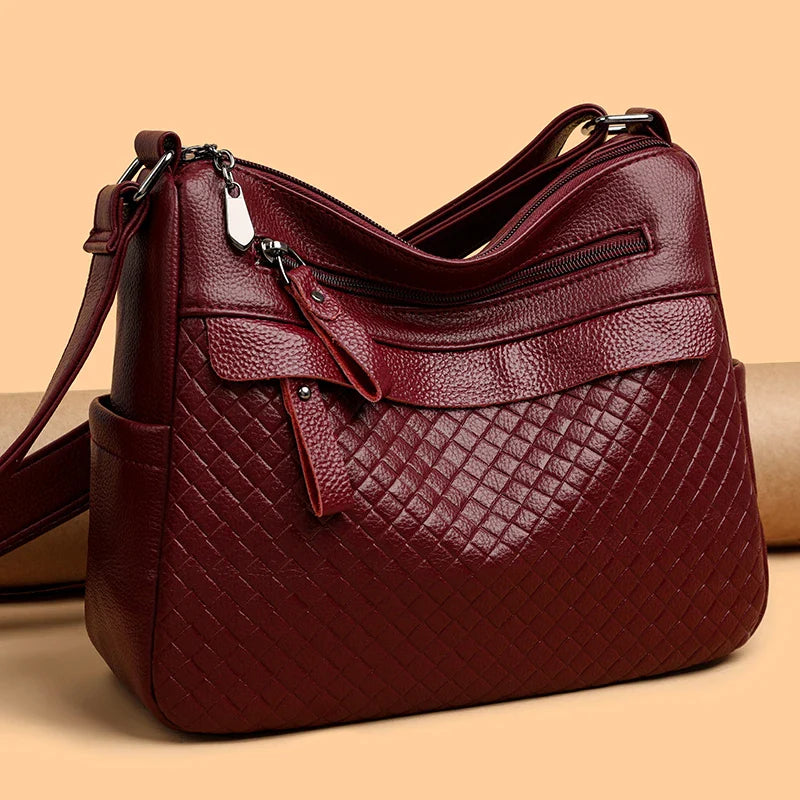 Vera Women's Leather Crossbody Handbag - VibreMode