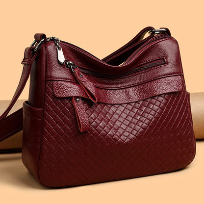 Vera Women's Leather Crossbody Handbag - VibreMode