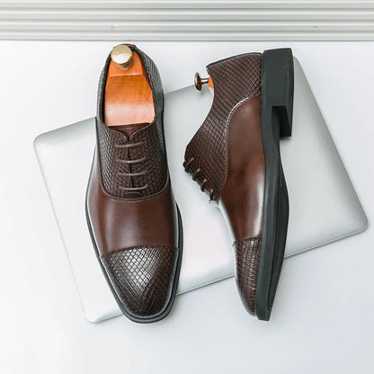 Authentic Luxury Leather Brogue Shoes