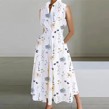 Classic Fit Waistline Shirt Dress